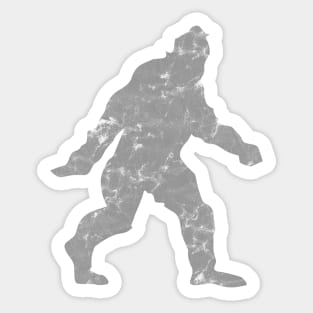 There goes Bigfoot Sticker